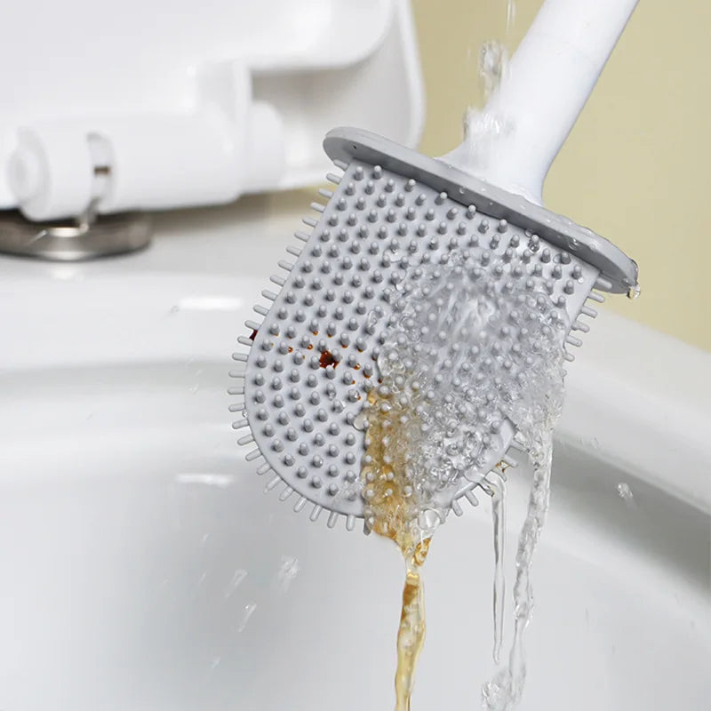 Escova de limpeza, criativo banheiro doméstico