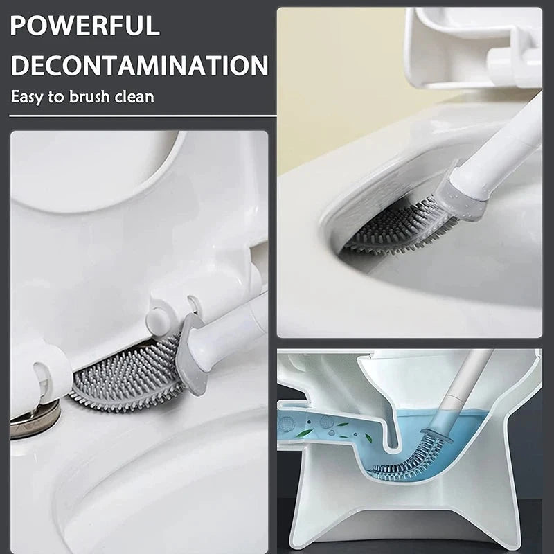 Escova de limpeza, criativo banheiro doméstico